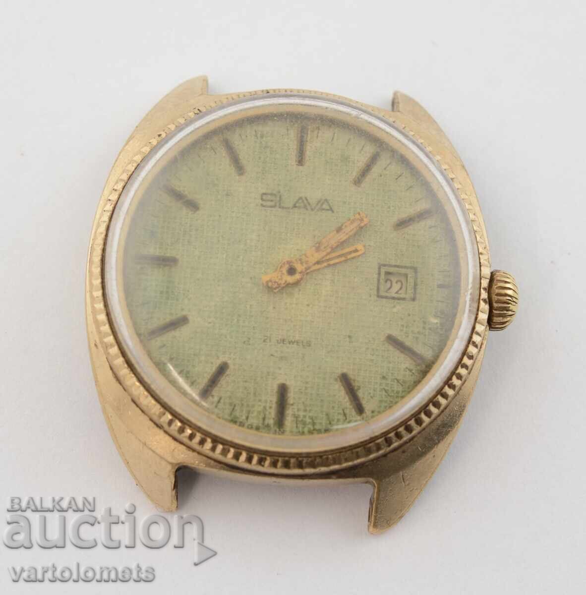 Men's watch GLORY OF THE USSR with 10 Mk gold plating - not working