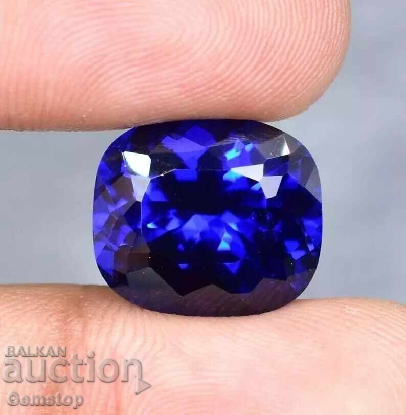 BZC! 5,45 ct pernă safir natural cert.AGSL de la 1!