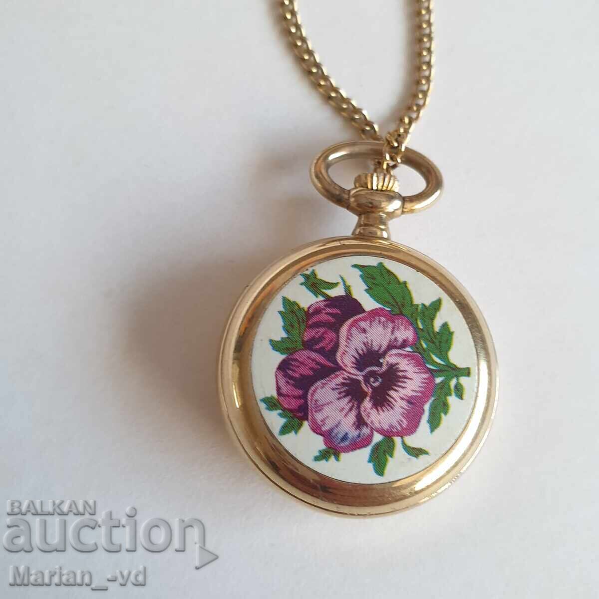 Δημοπρασία Ελβετικό μηχανικό ρολόι μετάλλιο βασιλικό