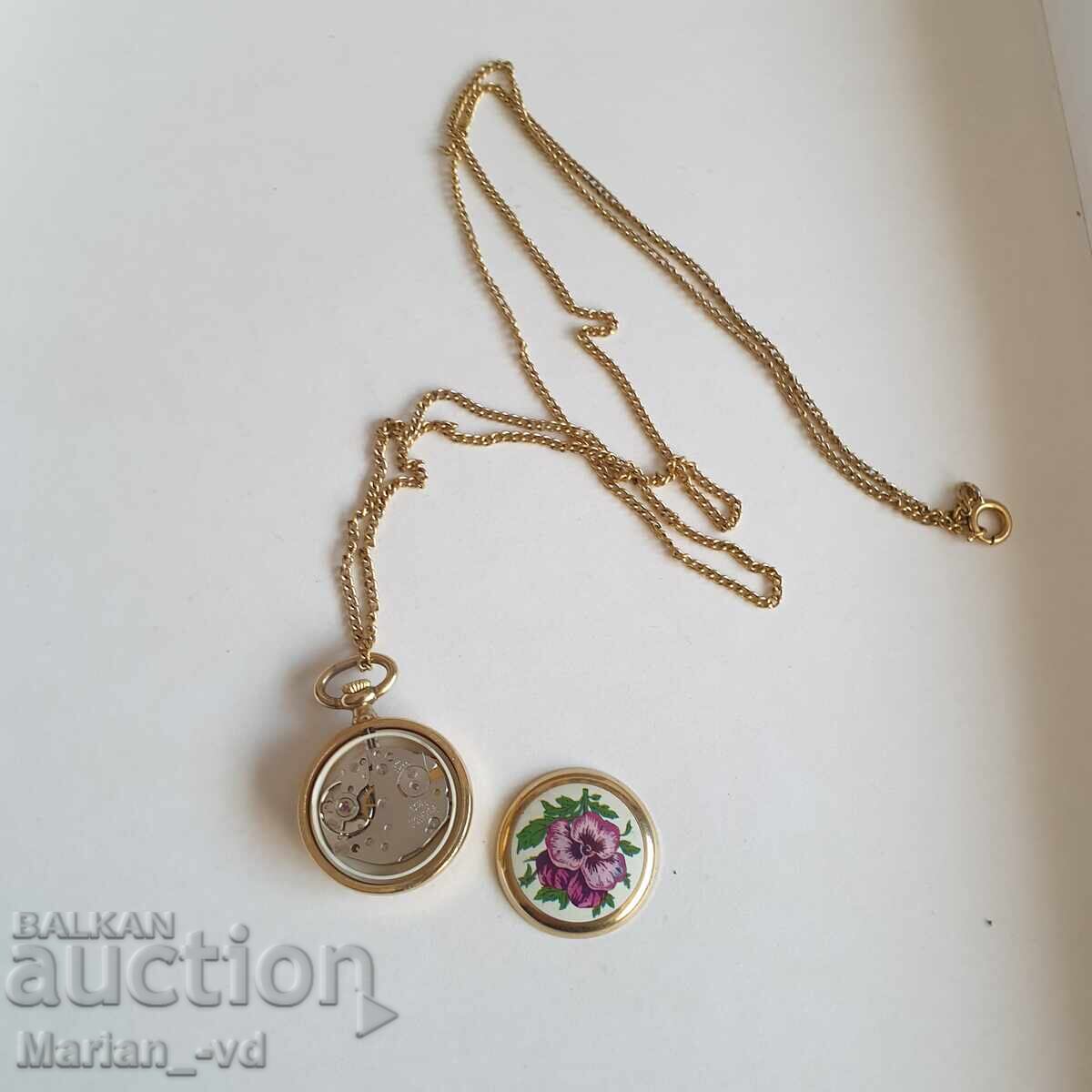 Παράδοση Ελβετικό μηχανικό ρολόι μετάλλιο βασιλικό