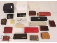 LOT boxes of pocket and wristwatches IWC Jaeger LeCoultre and others