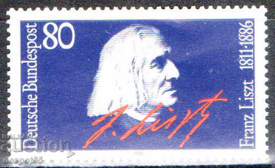 1986. Germany. Franz Liszt, composer and pianist. 1986. Germany. Franz Liszt, composer and pianist.