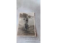 Photo Varna Two boys on the seashore 1955