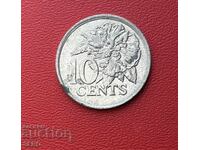 Trinidad and Tobago Islands - 10 cents 1977