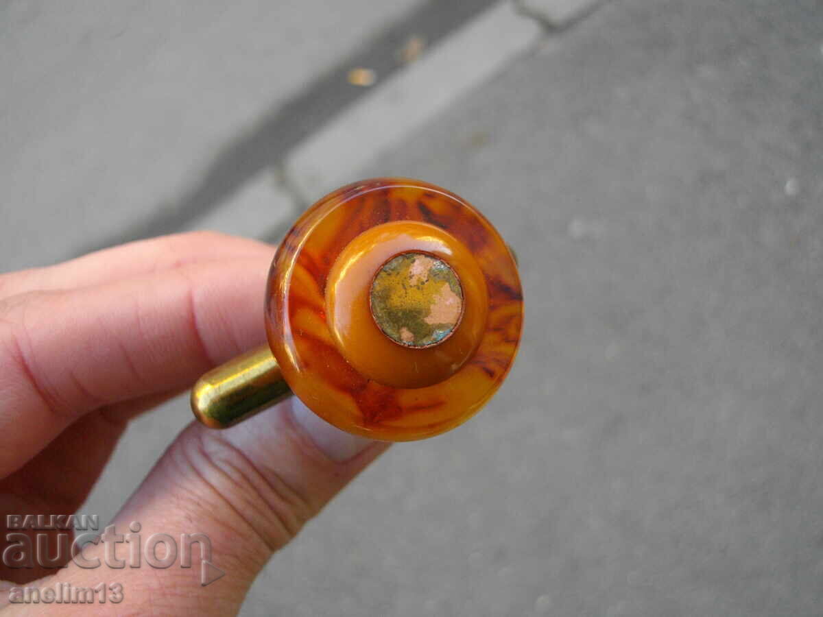 СТАРА ДРЪЖКА КЕХЛИБАР БАКЕЛИТ КАТАЛИН - 6