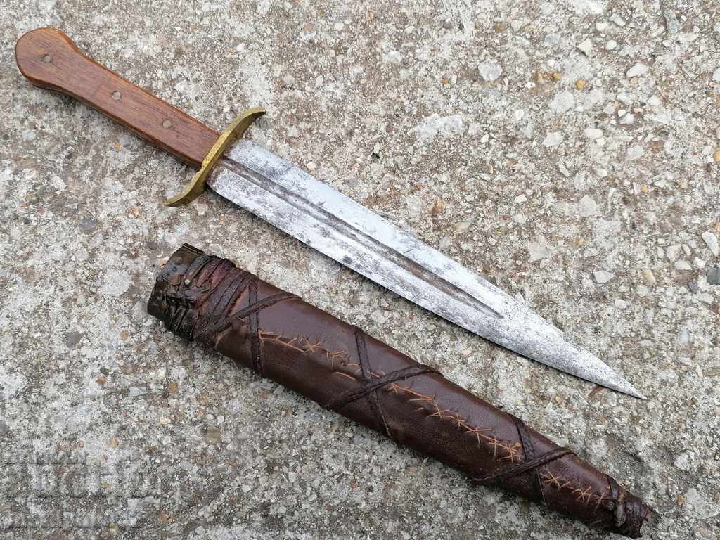Bulgarian trench dagger with sheath Avramov Kovachev knife ORIGINAL - 7 Bulgarian trench dagger with sheath Avramov Kovachev knife ORIGINAL - 7