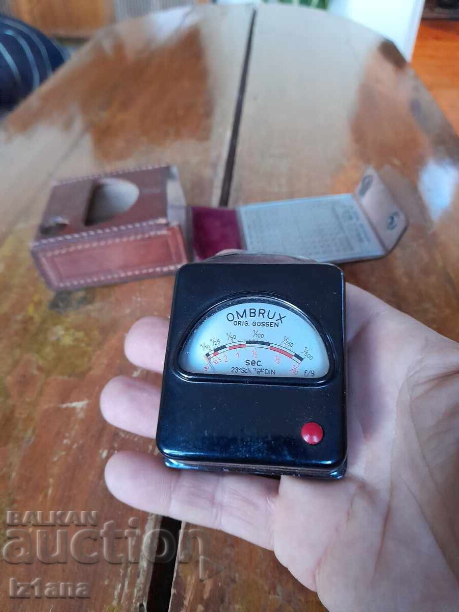 Auction Old Ombrux Light Meter Auction Old Ombrux Light Meter
