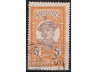 France/Martinique-1922-Редовна-местна девойка,клеймо