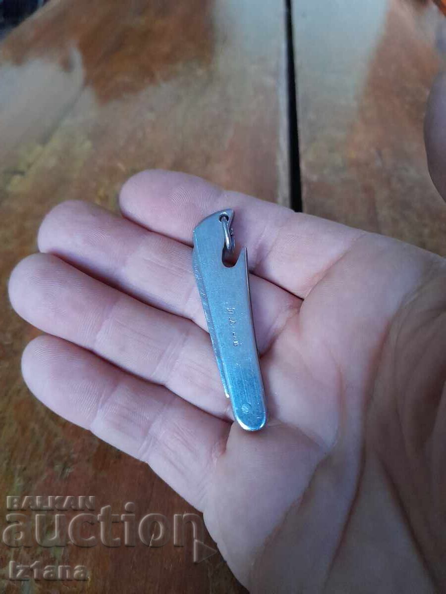 Auction Old pocket knife, knife, handle P. Denev, CR Base Auction Old pocket knife, knife, handle P. Denev, CR Base