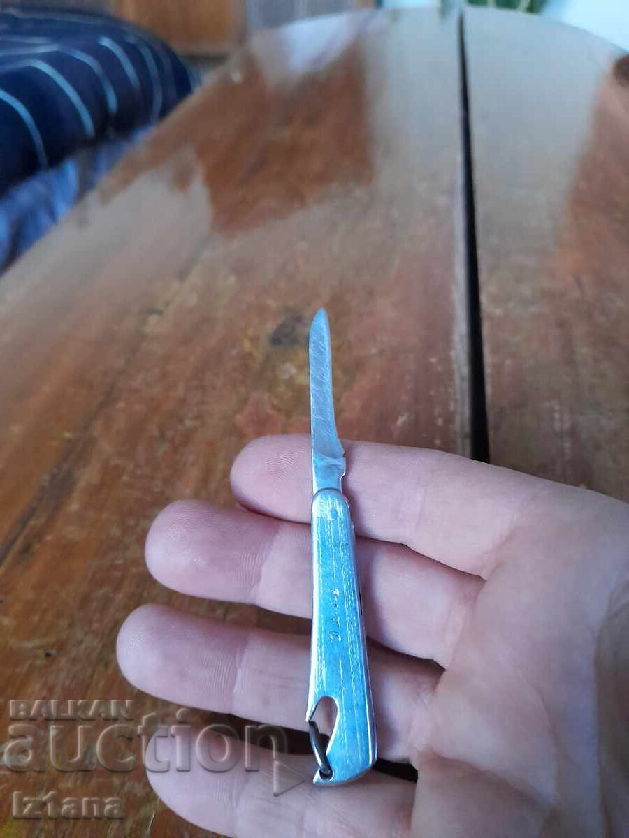 Old pocket knife, knife, handle P. Denev, CR Base - 6 Old pocket knife, knife, handle P. Denev, CR Base - 6