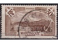 France/Martinique-1922-Редовна-френски военен форт,клеймо