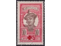 Franta/Martinica-1915-fata locala cu Nadp Cross, MNH