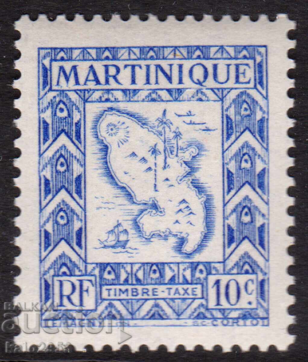 Franța/Martinica-1947-Pentru suprataxă, MNH