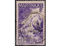 France/Martinique-1947-Редовна-планината Карбет,клеймо