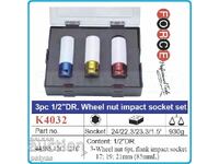 Set of inserts for alloy wheels 3 pieces Force