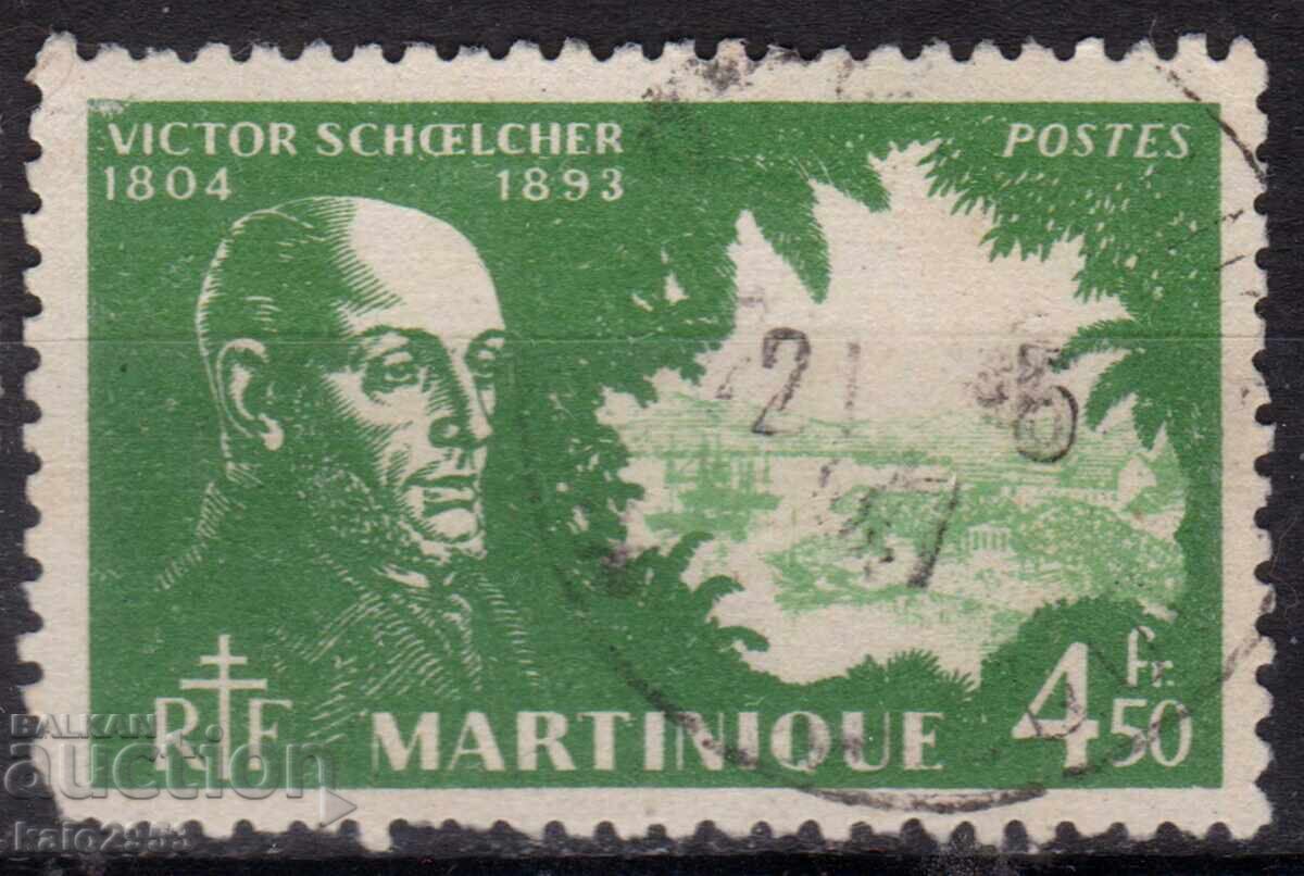 France/Martinique-1945-Regular-Victor Shelcher-πολιτικός, γραμματόσημο