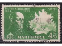 France/Martinique-1945-Редовна-Виктор Шелхер-политик,клеймо