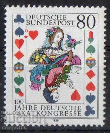 1986. Germany. 100th Anniversary of the Card Games Congress