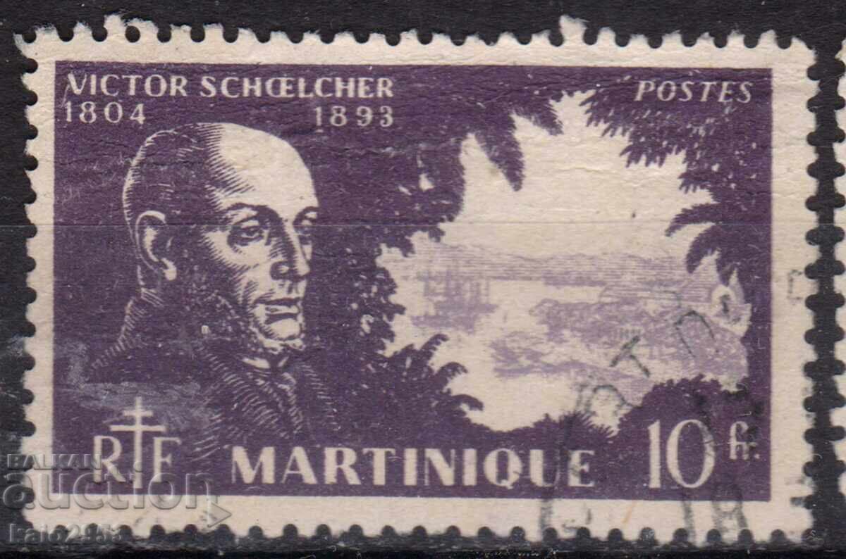 France/Martinique-1945-Regular-Victor Shelcher-πολιτικός, γραμματόσημο