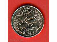 USA 25 cent issue 2006 P NEVADA - HORSES NEW UNC