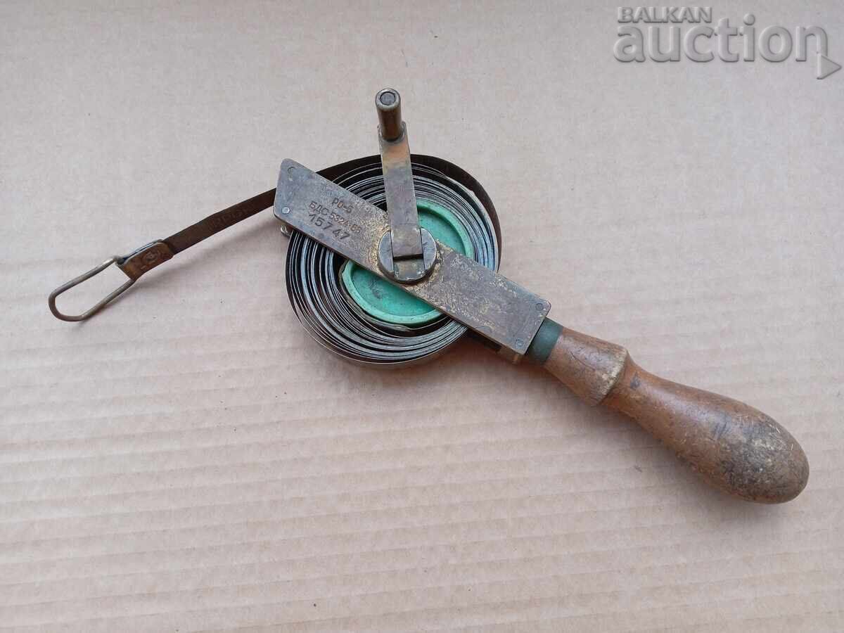 Auction antique bronze tape measure RPGP 5m tape measure Auction antique bronze tape measure RPGP 5m tape measure