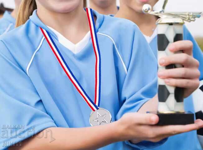 Παιδικό ασημένιο μετάλλιο απονομής, αργυρά μετάλλια με τιμή 4.00 BGN | € 2.05 Παιδικό ασημένιο μετάλλιο απονομής, αργυρά μετάλλια με τιμή 4.00 BGN | € 2.05