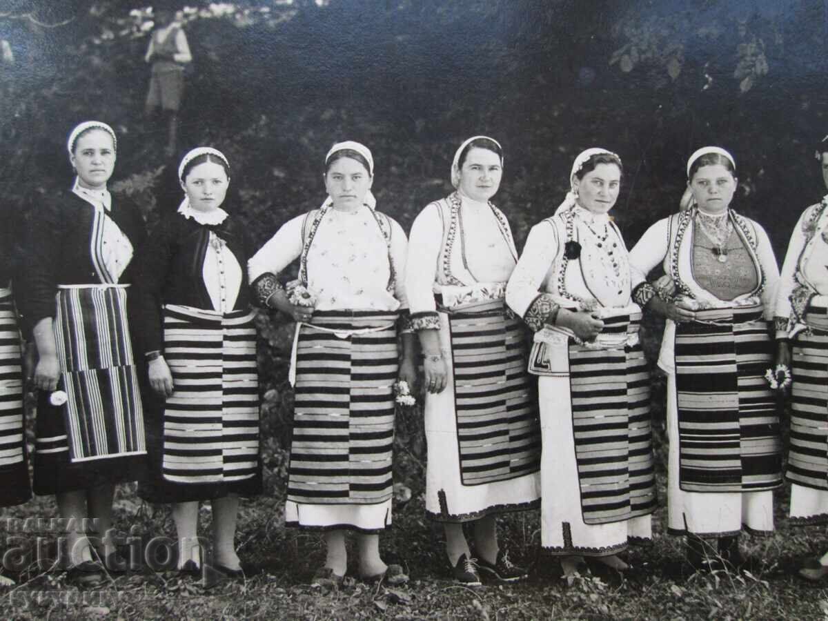 Old photo of women in folk costume with price 15.00 BGN | € 7.67 Old photo of women in folk costume with price 15.00 BGN | € 7.67