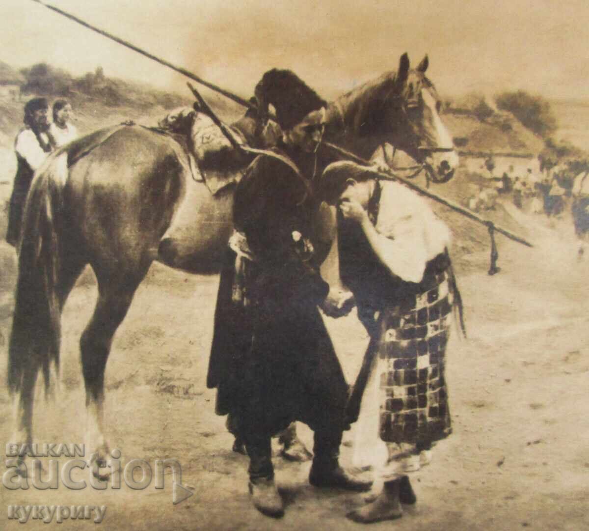 Old Russian photo postcard Going to war with price 15.00 BGN | € 7.67 Old Russian photo postcard Going to war with price 15.00 BGN | € 7.67