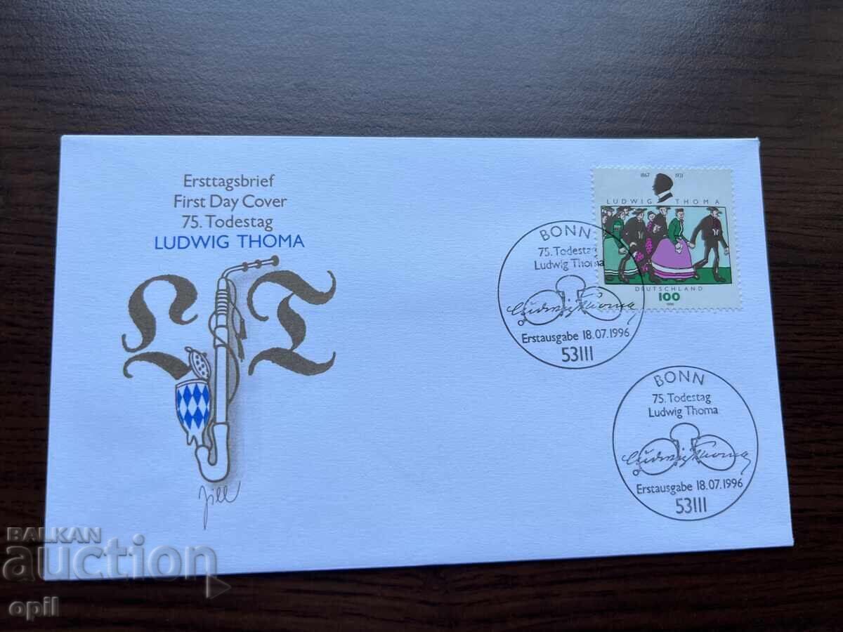 Germania 1996 Plic prima zi Ludwig Thoma Germania 1996 Plic prima zi Ludwig Thoma