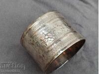 Old French silver napkin holder 19th century