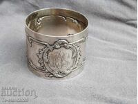 Old silver napkin holder (Belgium) 19th century