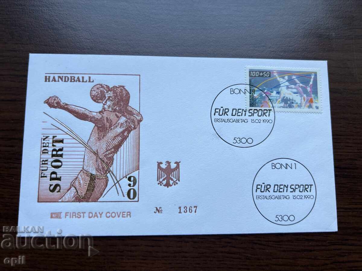 Germany 1990 First Day Cover Sports - Handball