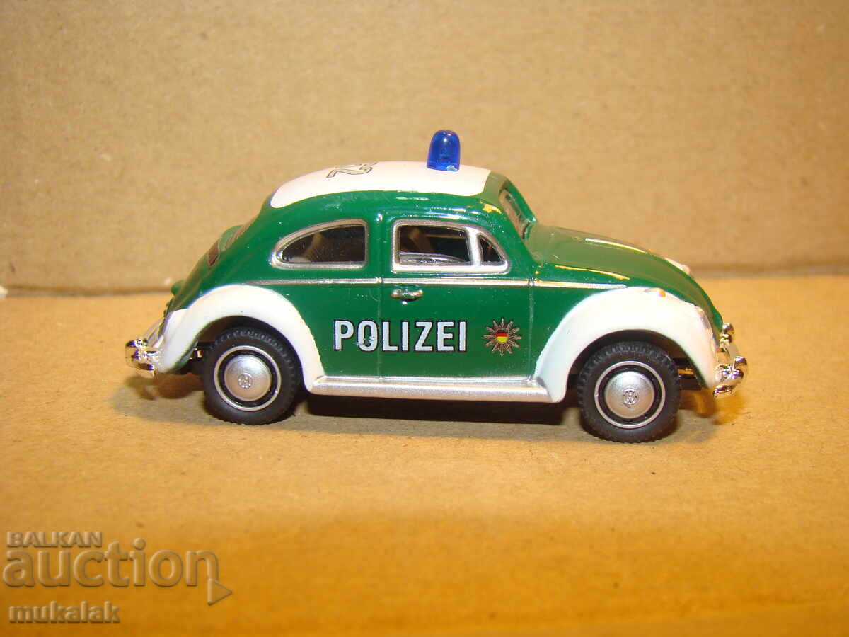Auction  1:72 HONGWELL VW BEETLE POLICE POLICE CAR MODEL