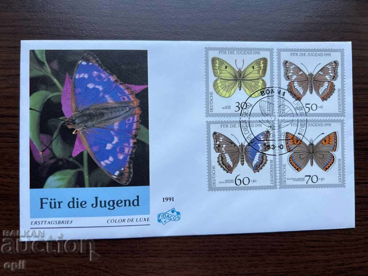 Germany 1991 First Day Cover for Youth Germany 1991 First Day Cover for Youth