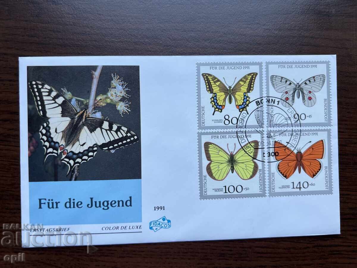 Germany 1991 First Day Cover for Youth Germany 1991 First Day Cover for Youth