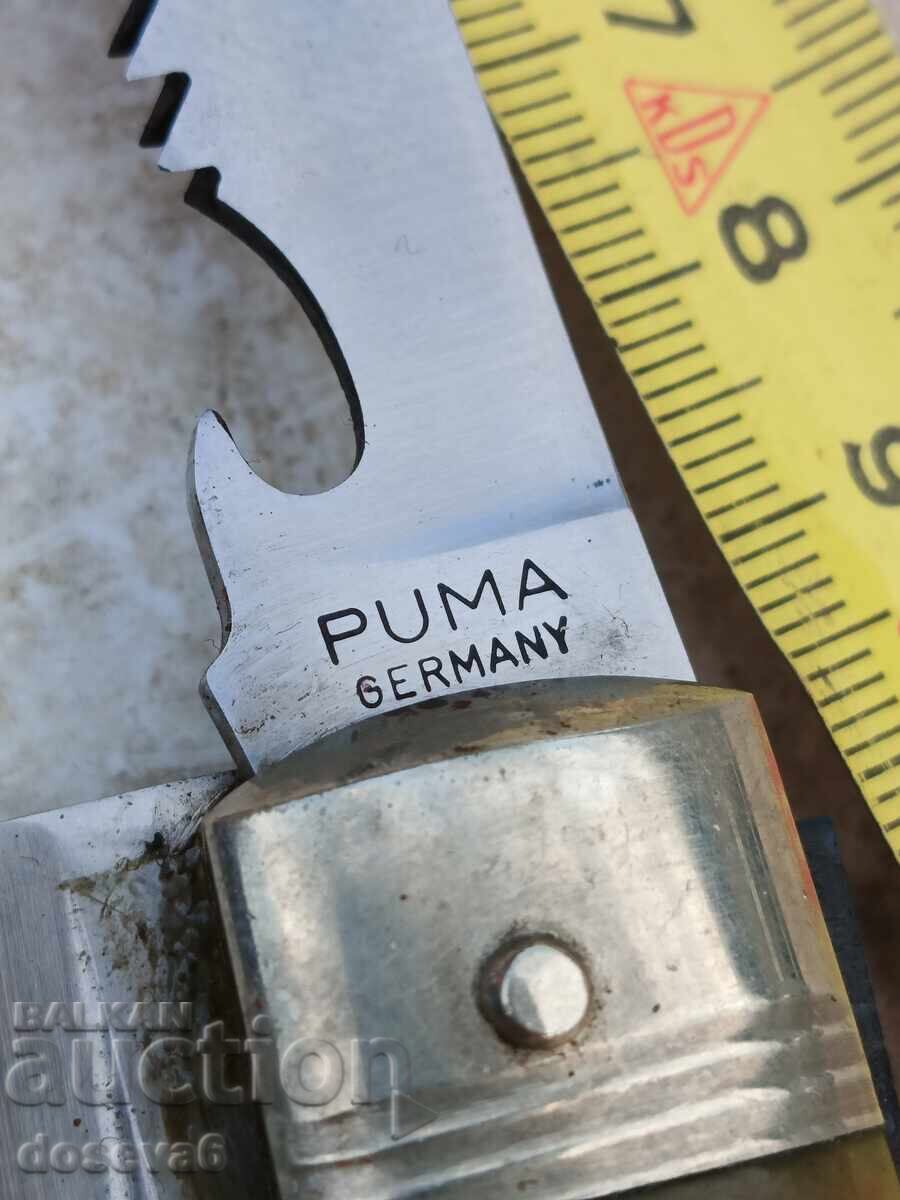 Delivery of Old folding knife "PUMA" 70 - 80 years of the 20th century. Delivery of Old folding knife "PUMA" 70 - 80 years of the 20th century.