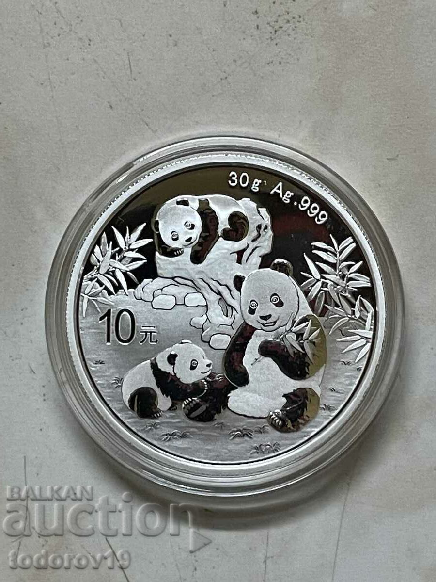 Auction 30 gr. Silver Chinese Panda 2025 Auction 30 gr. Silver Chinese Panda 2025
