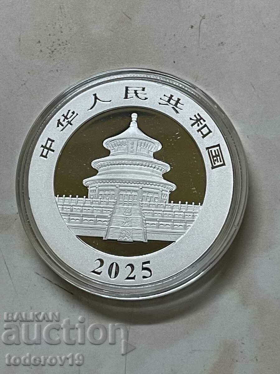 Delivery of 30 gr. Silver Chinese Panda 2025 Delivery of 30 gr. Silver Chinese Panda 2025