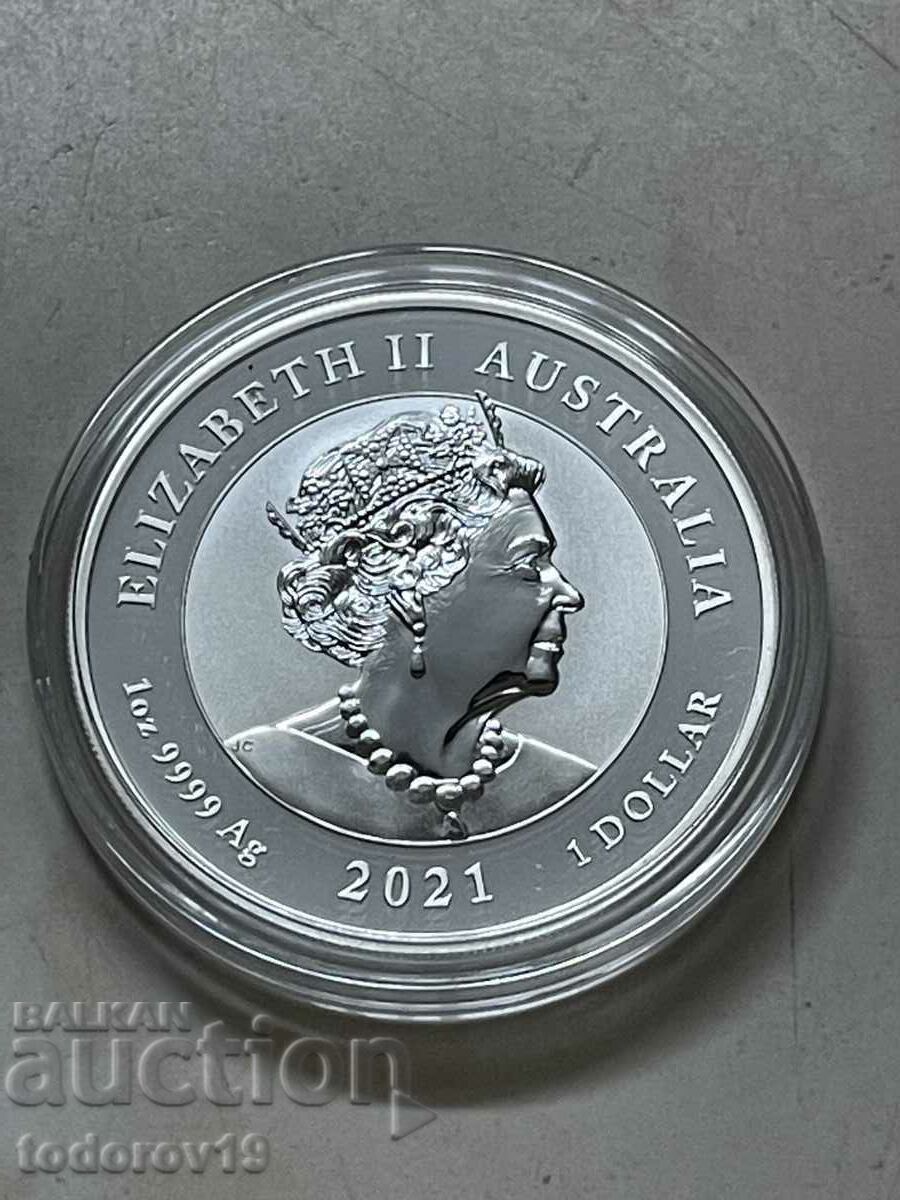 Delivery of Silver 1 oz The Only Dragon 2021