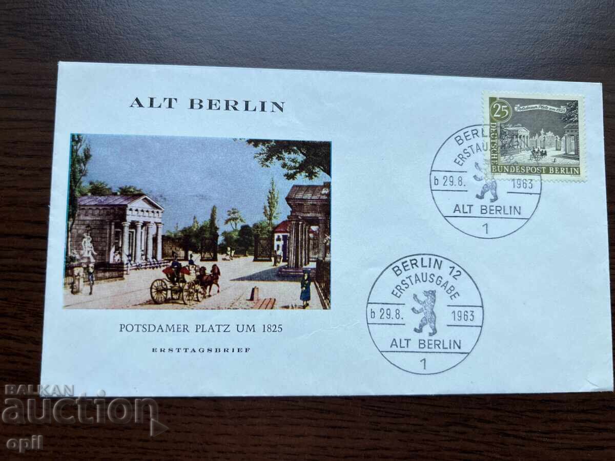 Germany 1963 First Day Cover Old Berlin Germany 1963 First Day Cover Old Berlin