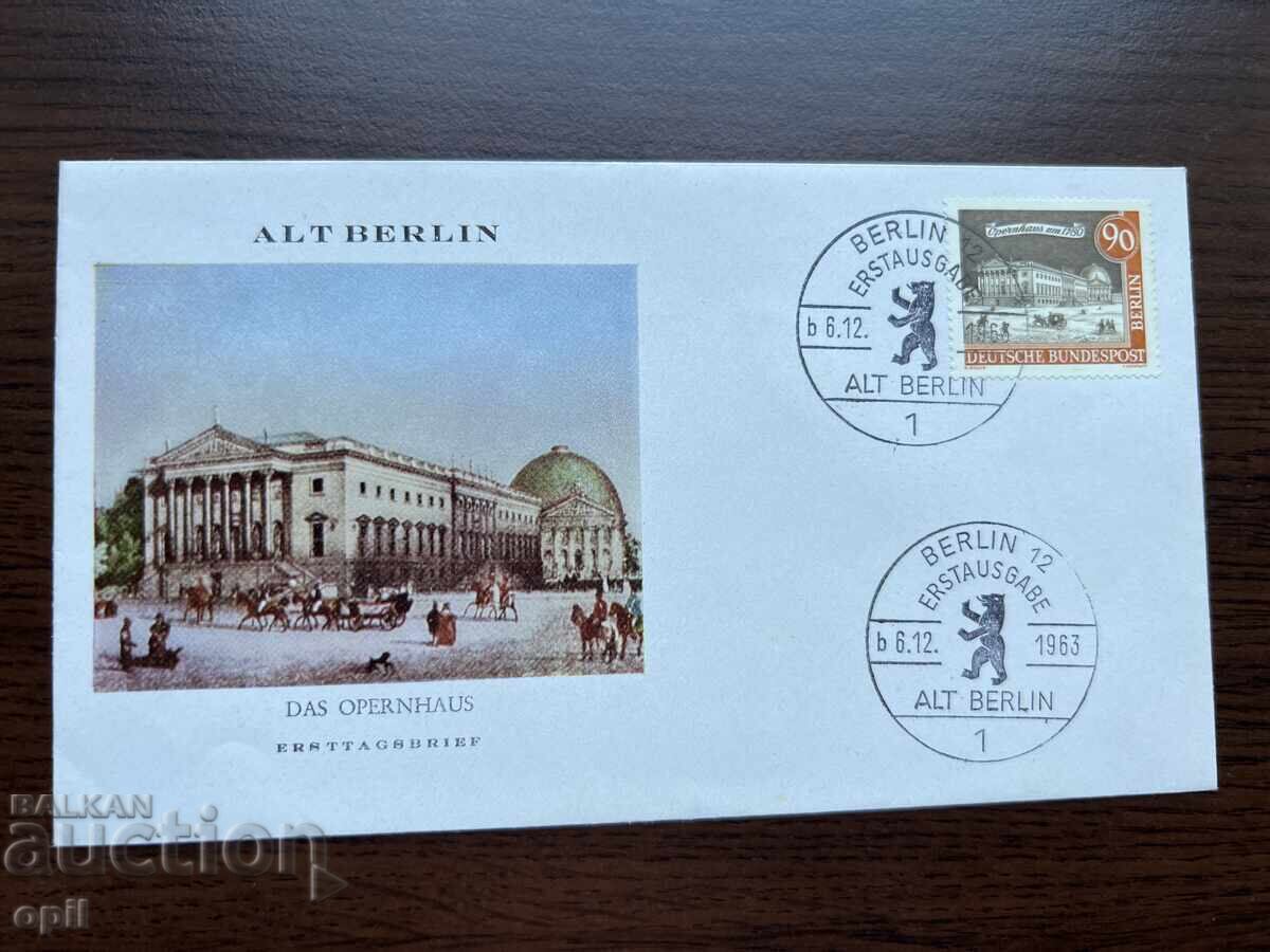 Germany 1963 First Day Cover Old Berlin Germany 1963 First Day Cover Old Berlin