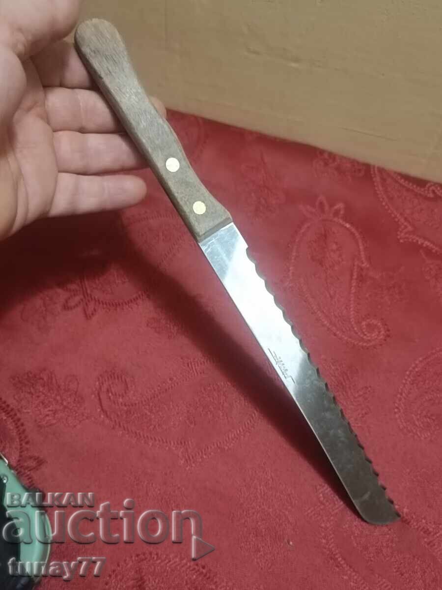 Large Solid Kitchen Knife with Marking Large Solid Kitchen Knife with Marking