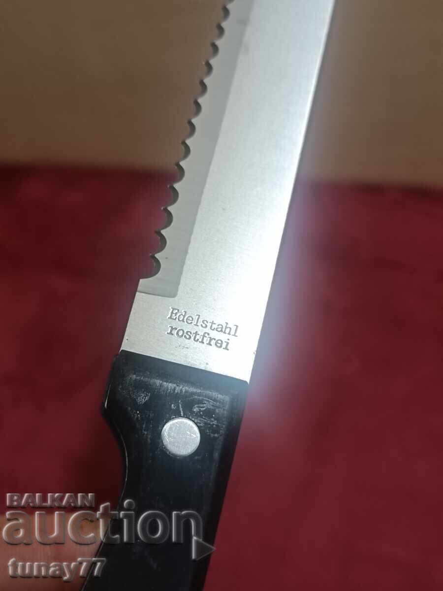 Solid kitchen knife with markings with price 10.00 BGN | € 5.11