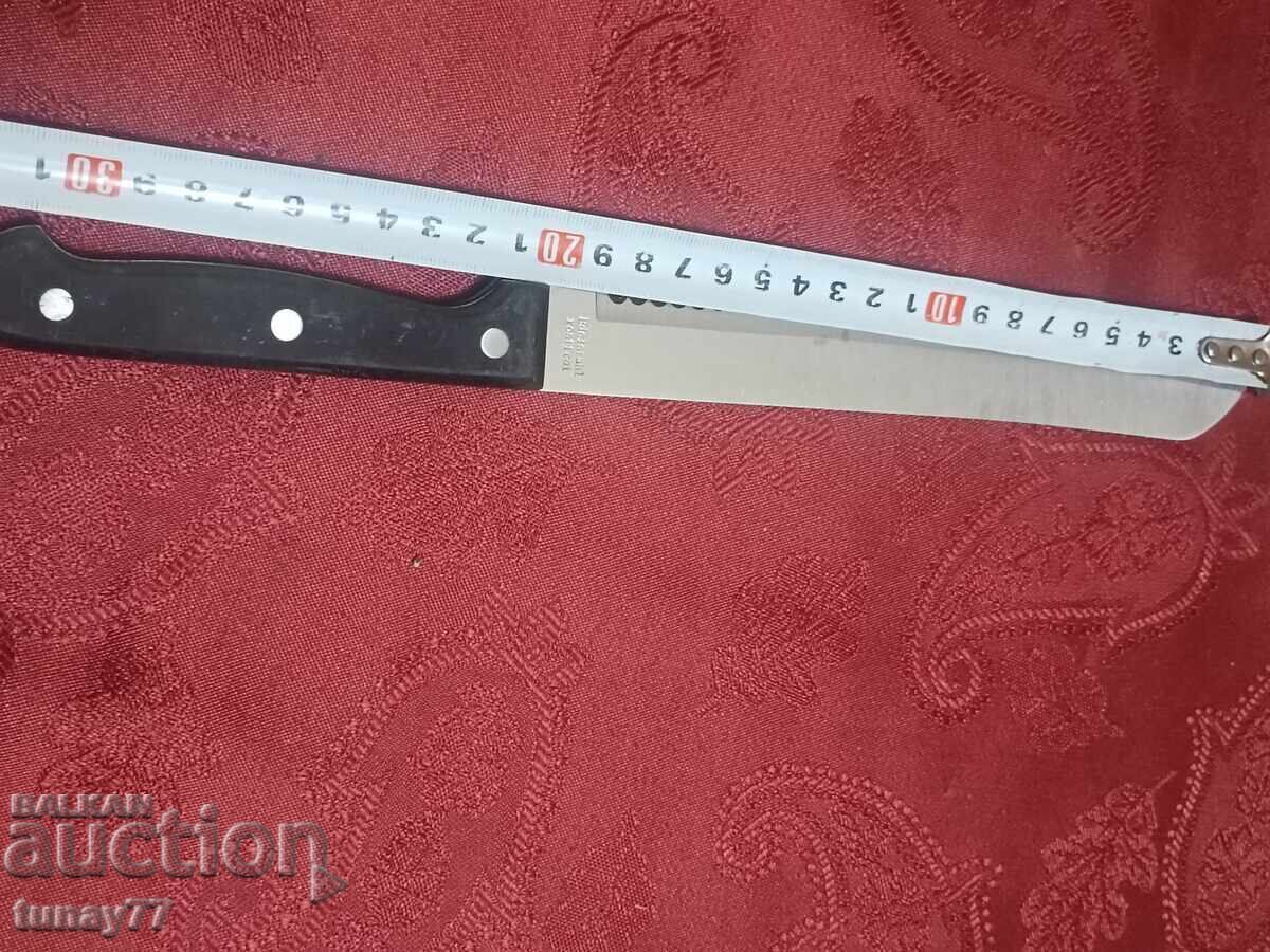 Solid kitchen knife with markings - 5