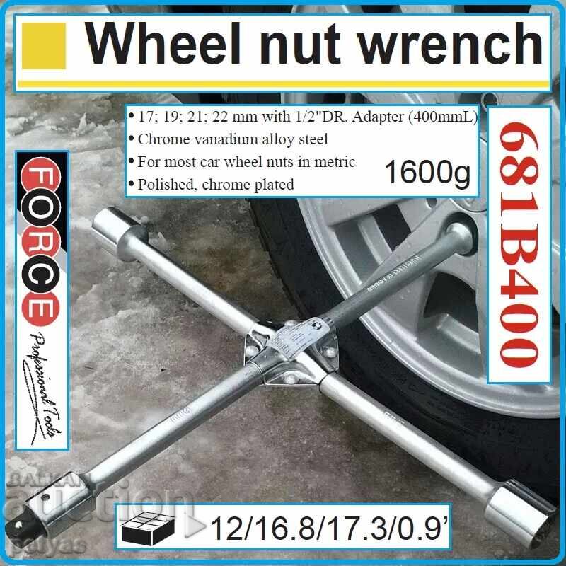 Ключ кръстат FORCE -1/2 х 17 х 19 х 21 х 22