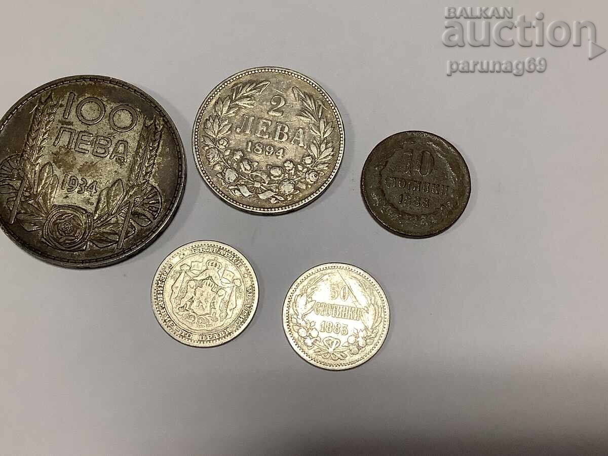 Bulgaria Third Kingdom LOT 5 coins with price 100.00 BGN | € 51.13 Bulgaria Third Kingdom LOT 5 coins with price 100.00 BGN | € 51.13