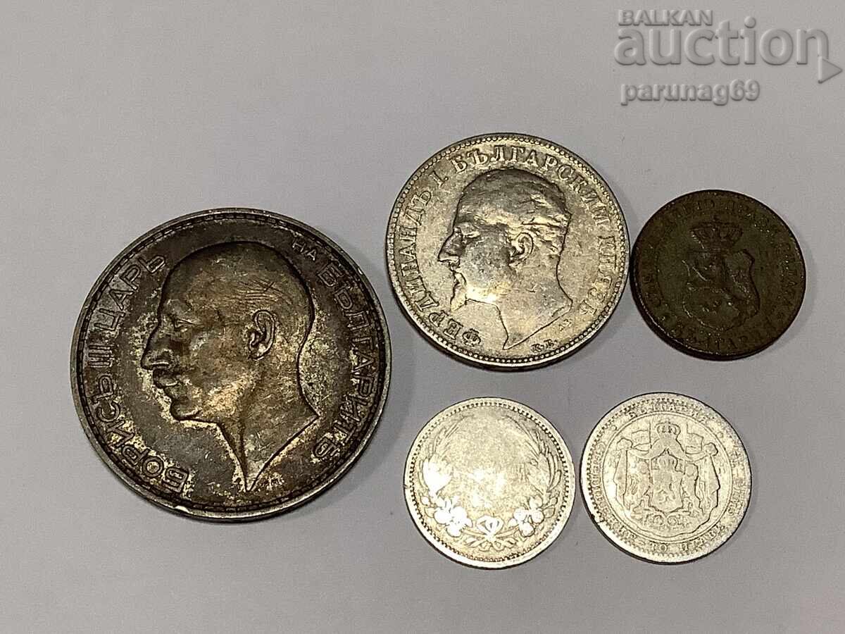 Auction Bulgaria Third Kingdom LOT 5 coins Auction Bulgaria Third Kingdom LOT 5 coins