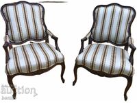 Drexel Heritage Louis XV Armchairs