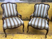 Drexel Heritage Louis XV Armchairs