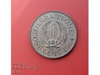 Sierra Leone-1 cent 1964